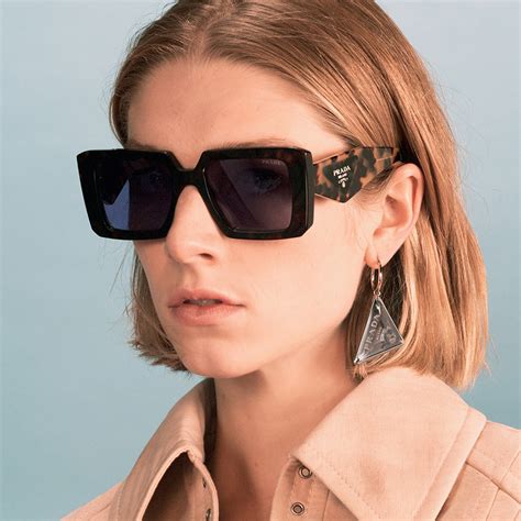 tan prada glasses|prada eyewear archive.